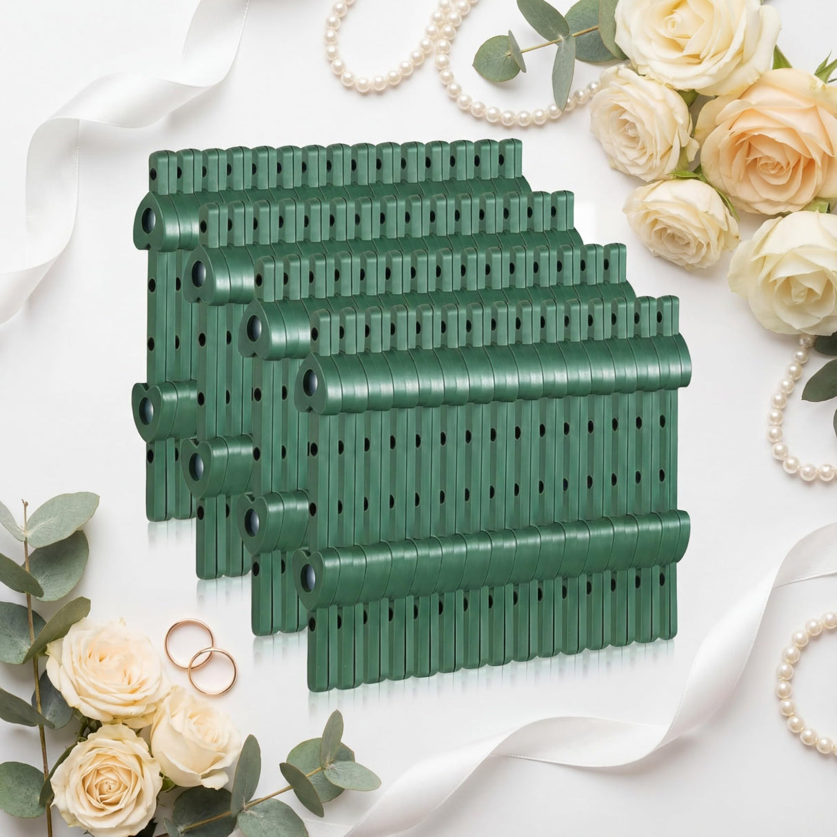 WILLBOND 45 Pairs Boutonniere Magnets No Pins Needed for Wedding Corsage