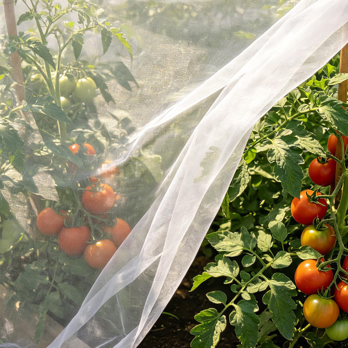 Ultra Fine 10'x33' Garden Netting,Pest Barrier & Bird Netting, Plant Mesh Net Row Cover for Garden,Greenhouse,Patio,Raised Beds, Protecting Vegetables, Flowers, Trees