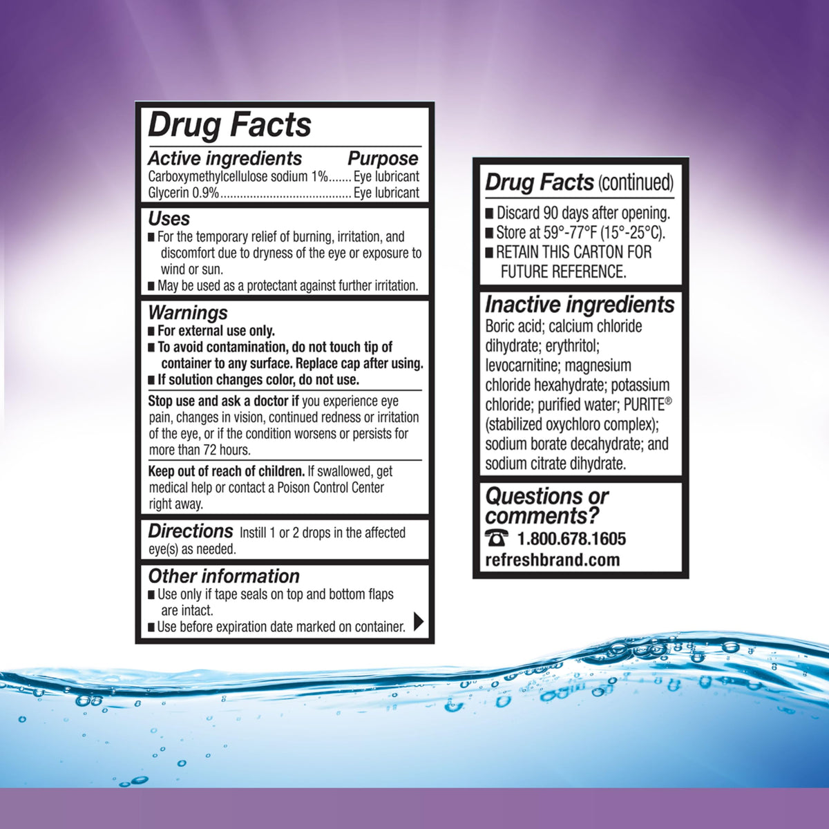 Refresh OPTIVE Gel Drops Lubricant Eye Gel, 0.33 Fl oz (10 mL)