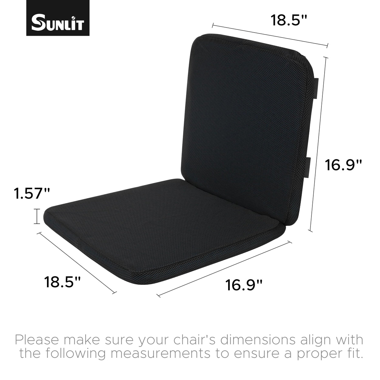 Sunlit Seat Jello, Gel Seat Cushion & Back Cushion for Long Sitting with Non-slip Cover, Gel Cushions for Wheelchair Office Chair Car Seat, Reduce Tailbone Pressure Orthopedic Sciatica Hip Pain Relief
