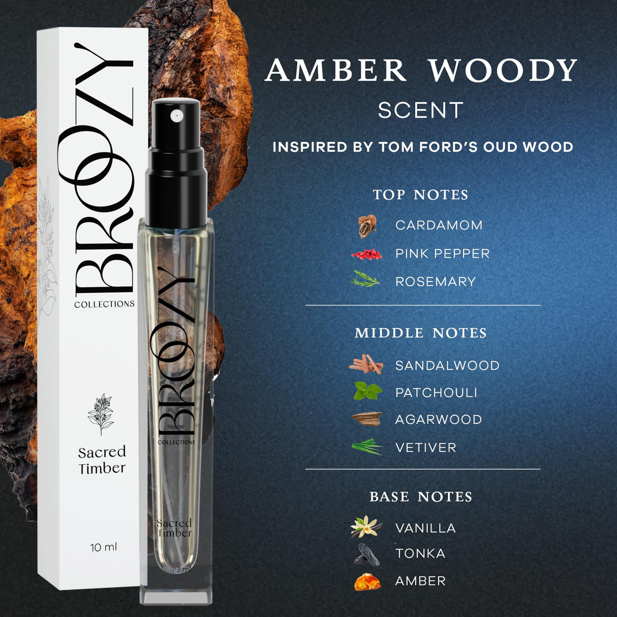 Broozy Collections - Men Cologne Set Bundle with 1 Full Size Burberry Touch Eau de Toilette (100 ml) and 2 Travel Size Mens Sample Cologne Bottles (10 ml) - Mens Cologne Gift Set, Men Gift Set Sampler