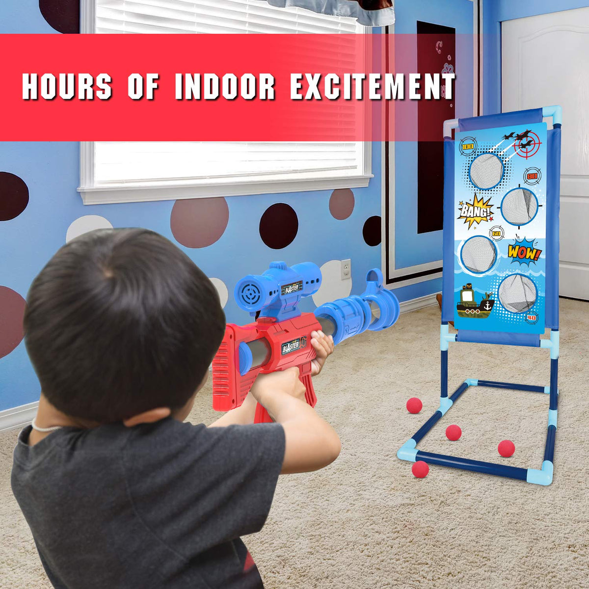 YEEBAY Shooting Game Toy for Age 6, 7, 8,9,10+ Years Old Kids, Boys