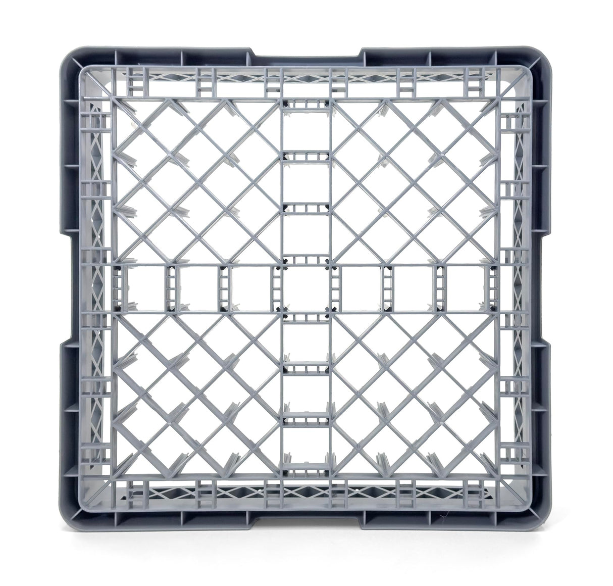 Farag Janitorial Peg Plate Rack for Commercial Dishwasher | Full Size Tray Rack | Polypropylene (Gray)