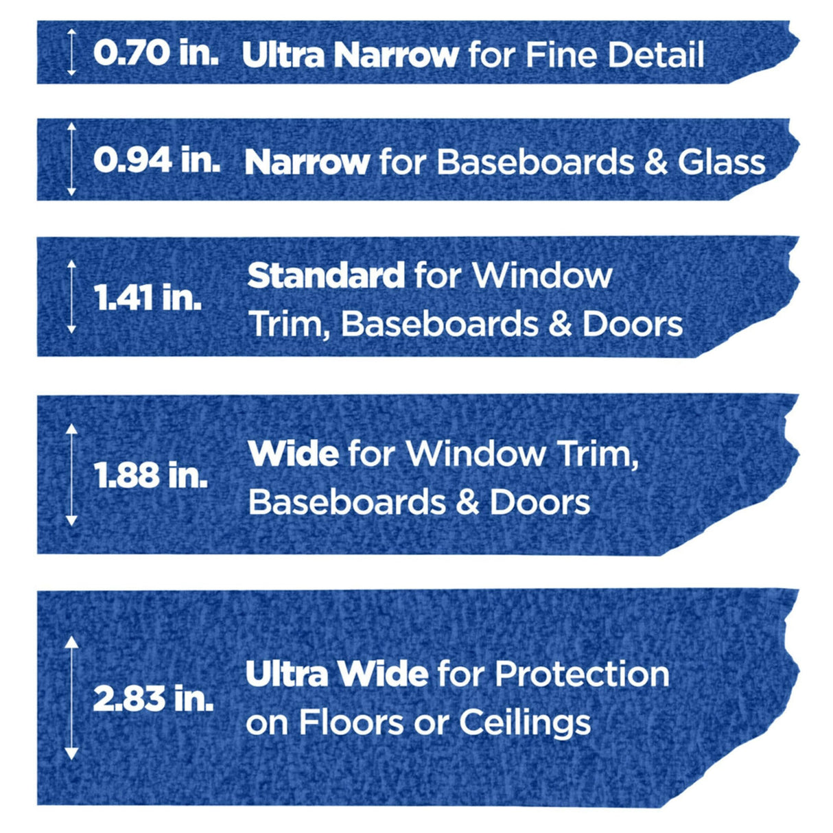 ScotchBlue Original Multi-Surface Painters Tape, 1 Inch Wide (0.94 In. x 60 Yds), 9 Rolls, Blue Paint Tape Protects Surfaces and Removes Easily, Masking Tapes for Indoor and Outdoor Use (2090-24AP9)
