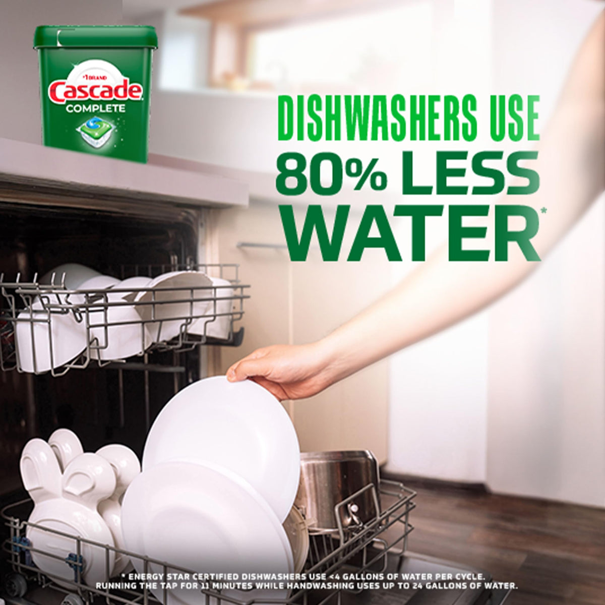 Cascade Complete Dishwasher Pods, Dishwasher Detergent, Lemon Scent ActionPacs, Cleaning Supplies, 78 Count