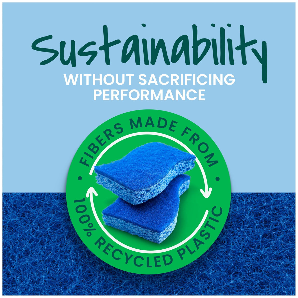 Scotch-Brite Zero Scratch Scrub Sponge, 36 Kitchen Sponges for Cleaning Around the Home, Bathroom & More, Effective + Gentle Dish Scrubber, Best for Nonstick Pots and Pans, Safe on Most Surfaces