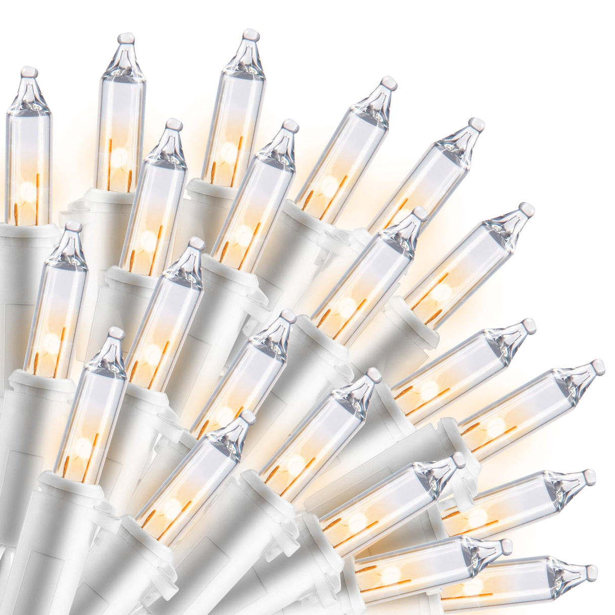 Joiedomi Christmas String Lights Indoor,300(3x100) Mini Warm Fairy Light,64.5FT Lighting Decor for Patio Dorm Classroom Bedroom Holiday Wedding Party Garland Birthday Festival,White Wire