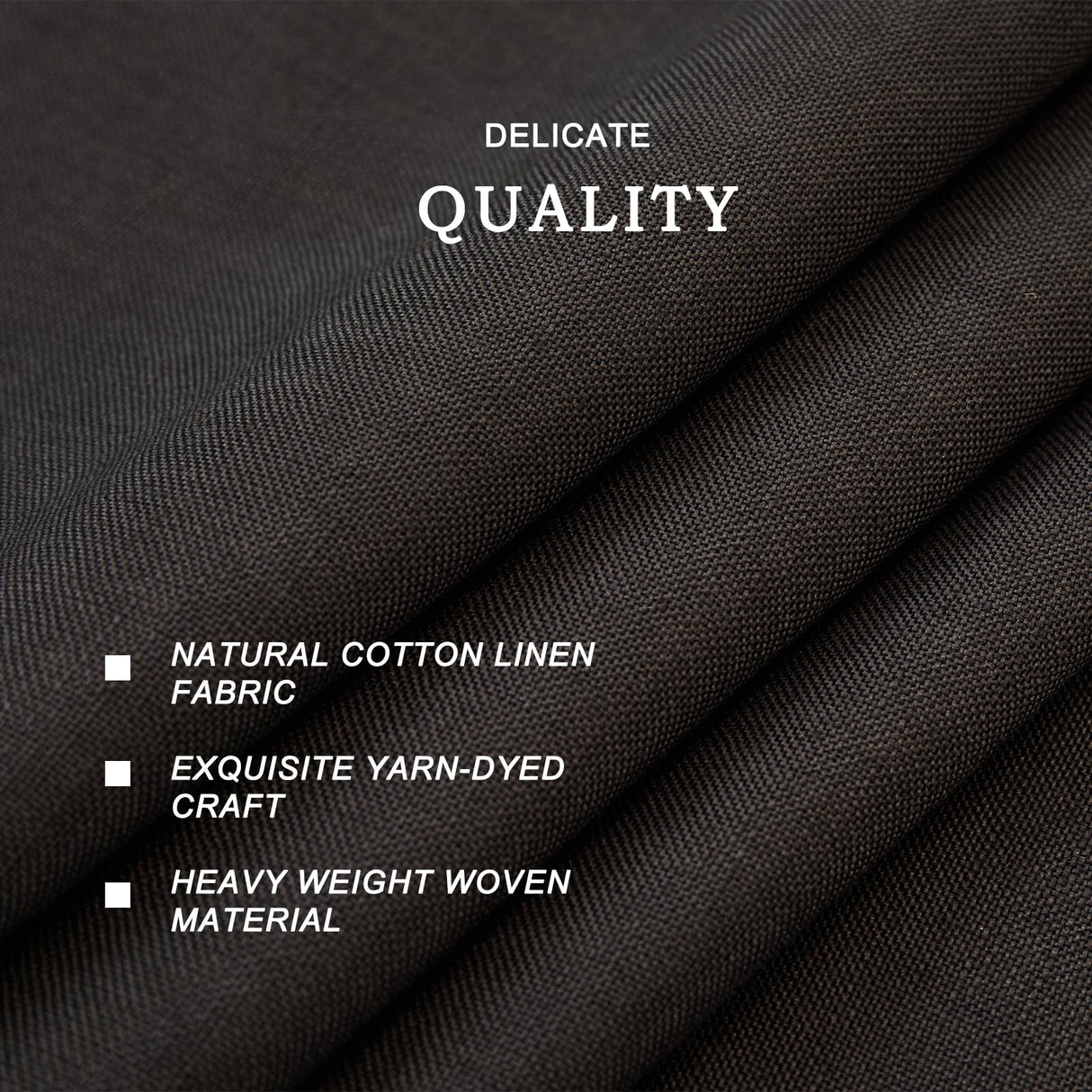 Midsummer Breeze Table Cloth Rectangle Table-Rustic Cotton Tablecloth Craft Fringed Farmhouse Table Cloths for Halloween Thanksgiving Christmas Kitchen Dining (55x70 Inch, Black)