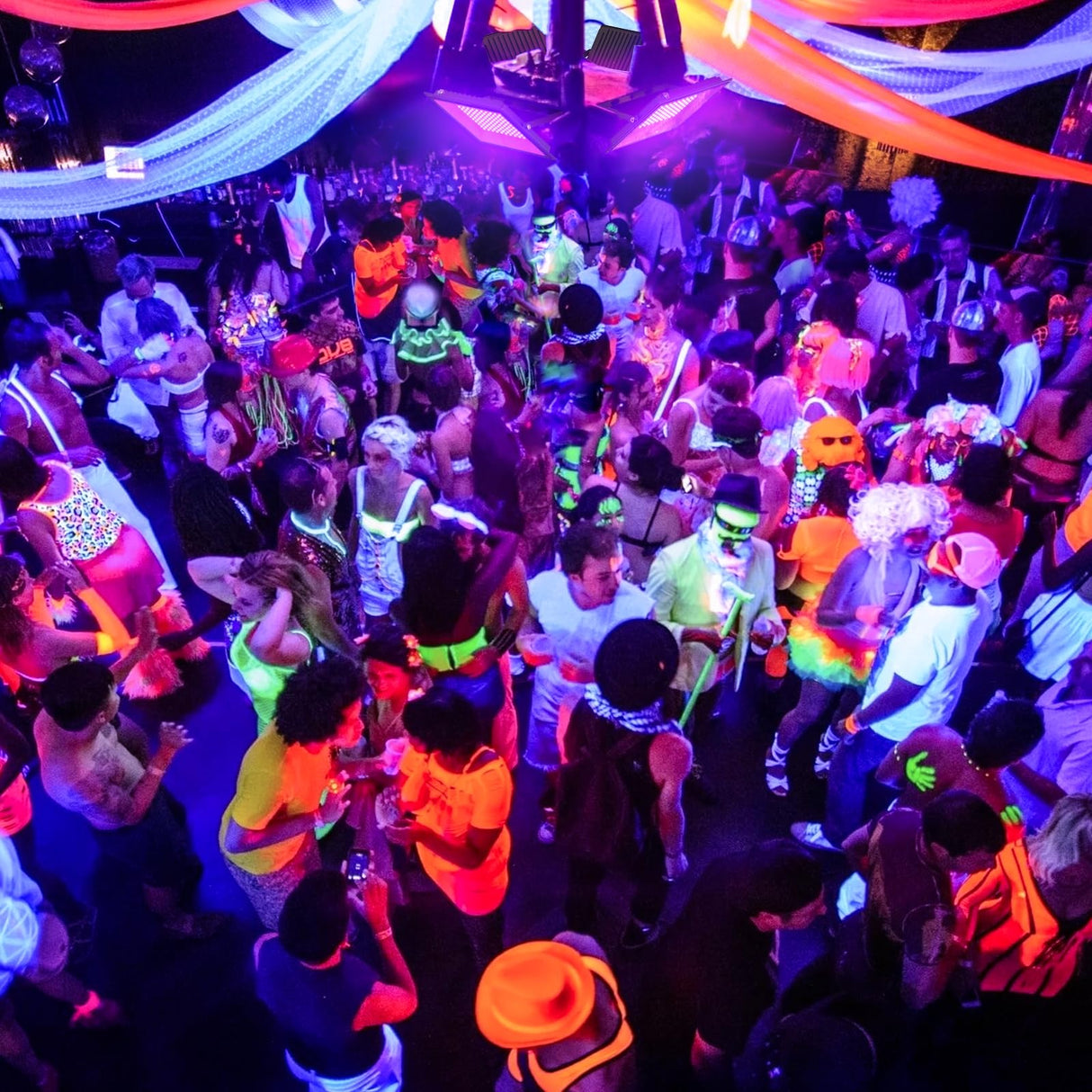 150W UV Black Light, 2 Pack Powerful IP66 Waterproof LED Lamps for Neon Glow Party, Halloween, Christmas Decor and Art Displays in Large Space (150W (2 Pack))