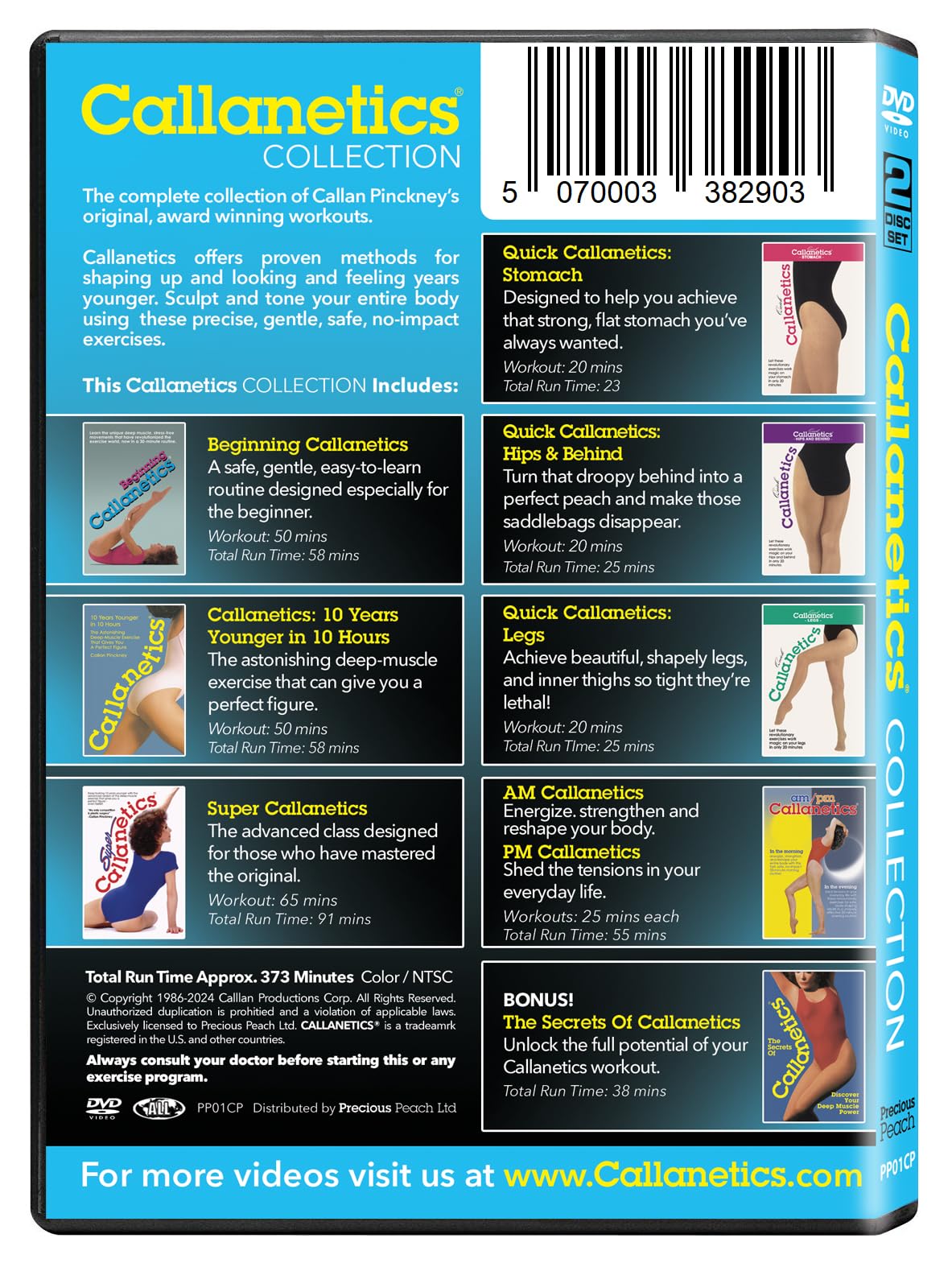Callanetics Collection DVD