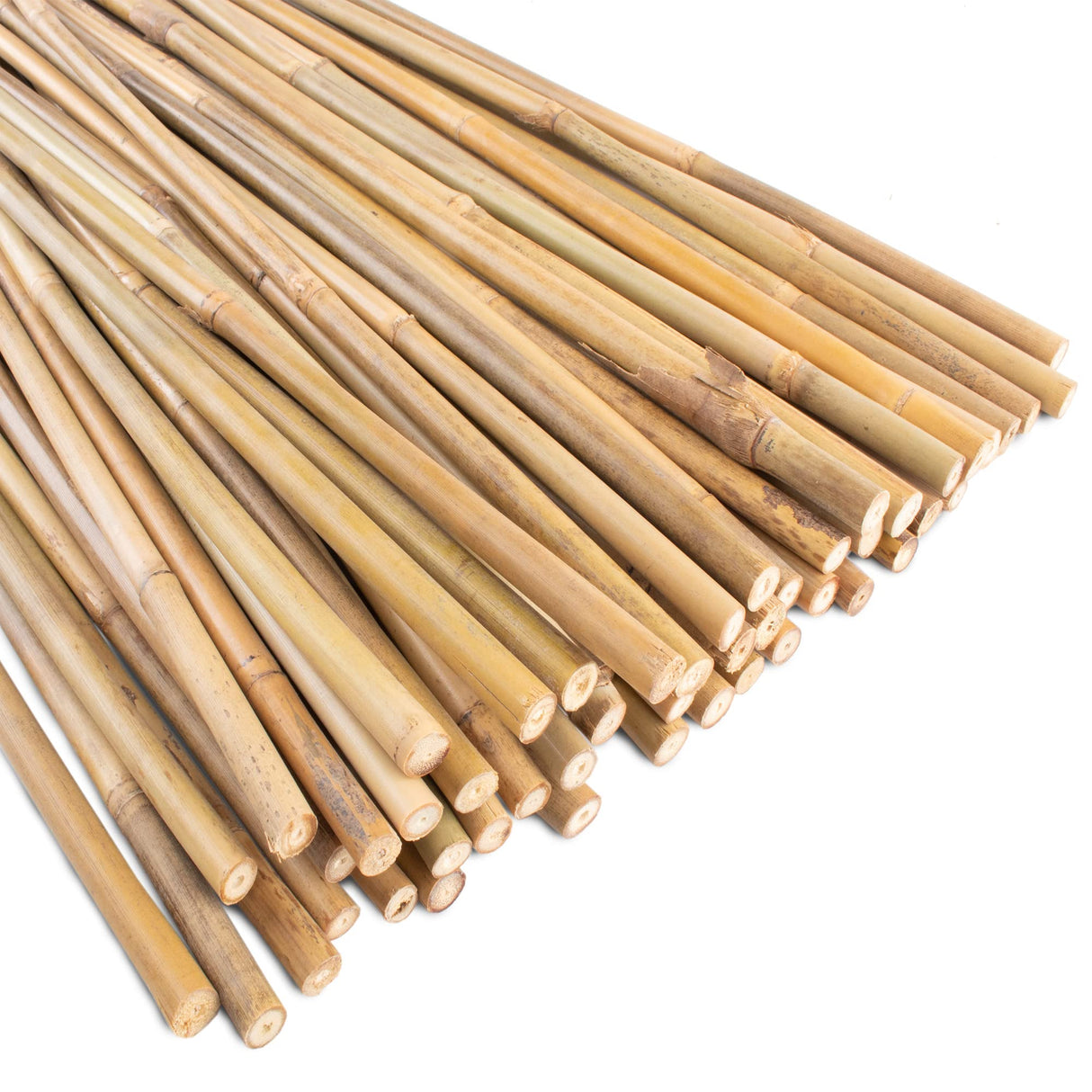 0.32”-0.4"/ 4 Feet Garden Stakes, Natural Bamboo Sticks Plant Stakes for Indoor and Outdoor Plants,Poles for Tomatoes, Beans, Potted Plants(50Pcs)