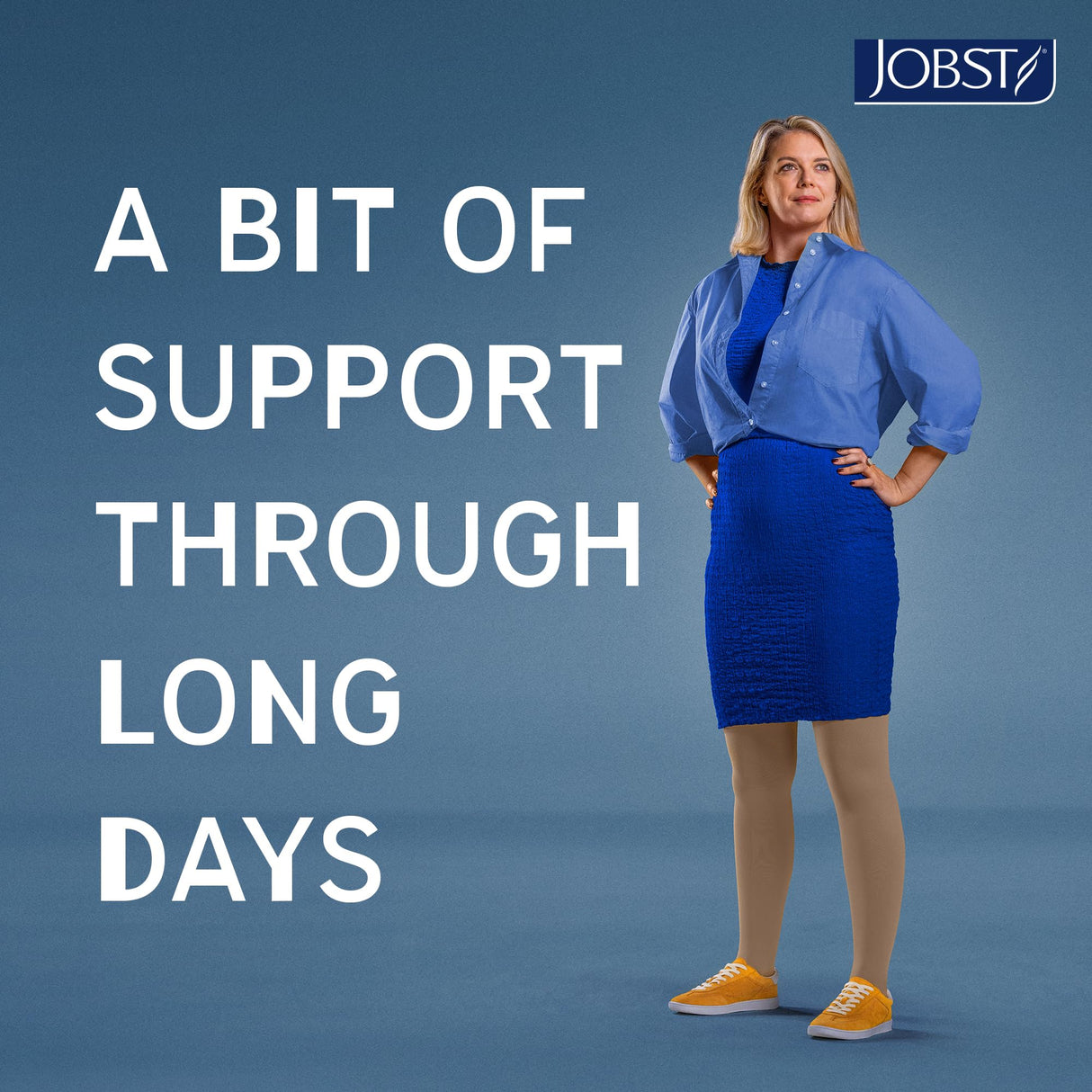JOBST Relief Knee High Graduated Compression Socks 20-30mmHg - Comfortable Unisex Design - Closed Toe, Black, Large Full Calf