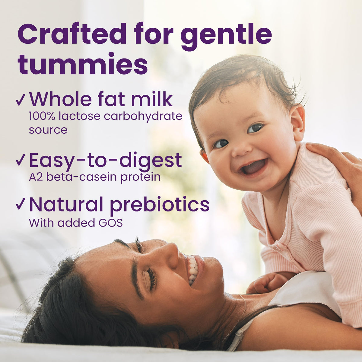 Bubs Whole Goat Milk Infant Formula for 0-12 Months, Non-GMO Milk, 20 oz