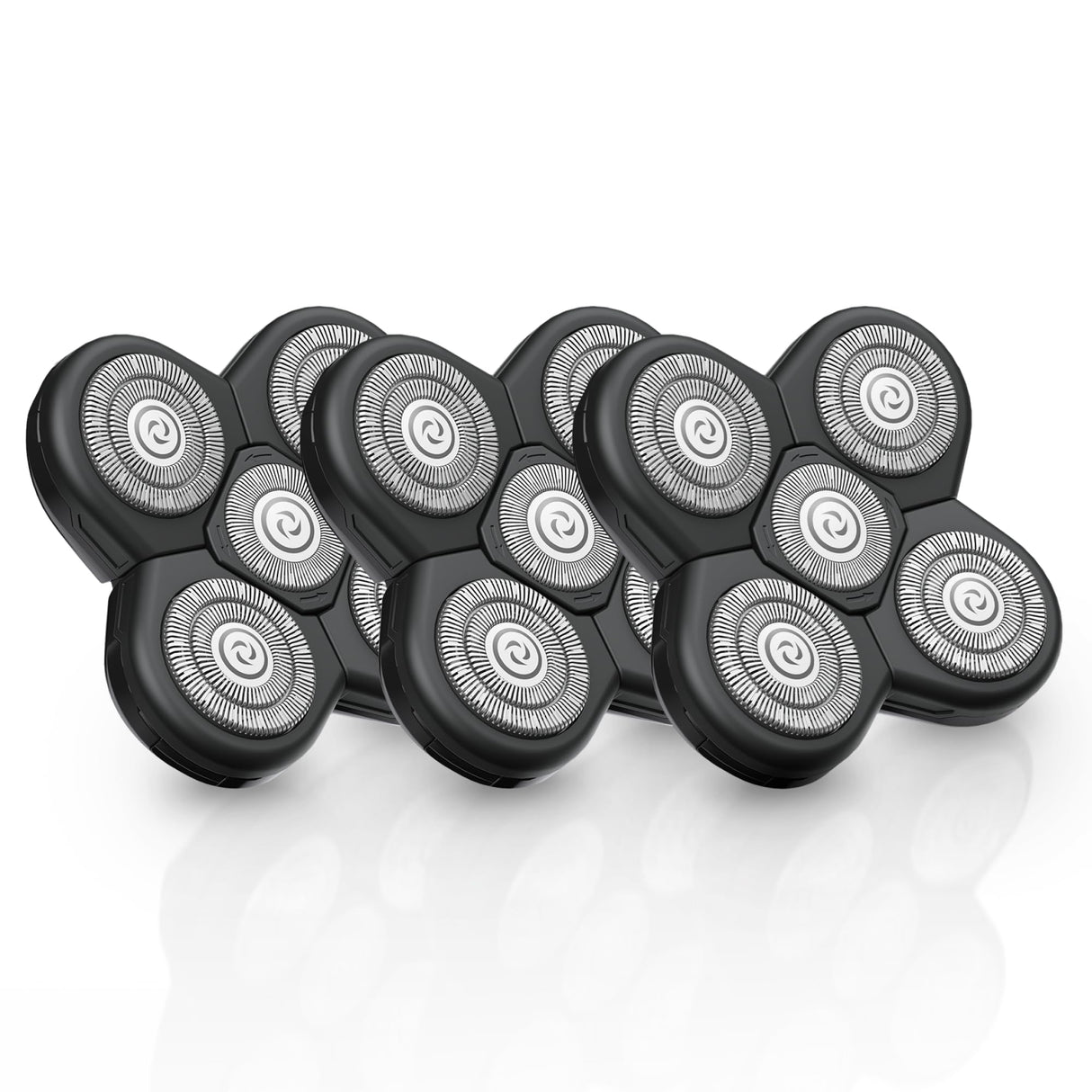 Freebird FlexSeries Blade 3 Pack Refills - No Irritation, Razor Bumps or Ingrown Hairs, Ultra-Sharp, Durable, ScalpSafe Design, QuickSnap Install, Replace Every 50 Shaves, Compatible with FlexSeries