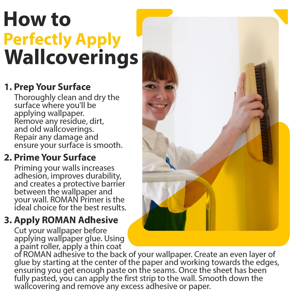 Roman PRO-880 Wallpaper Adhesive, Ultra Clear Strippable - 1-Gallon