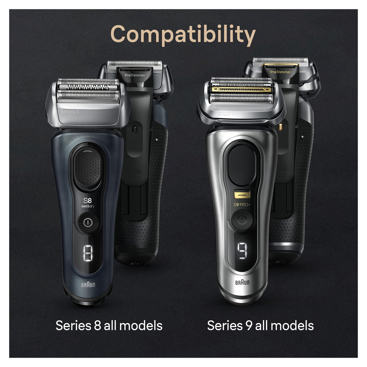 Braun Powercase for Electric Razors for Men, Compatible with Braun Series 9 Pro, Series 9 and Series 8 Electric Shavers, Portable Shaver Case, Charges for Up to 6 weeks