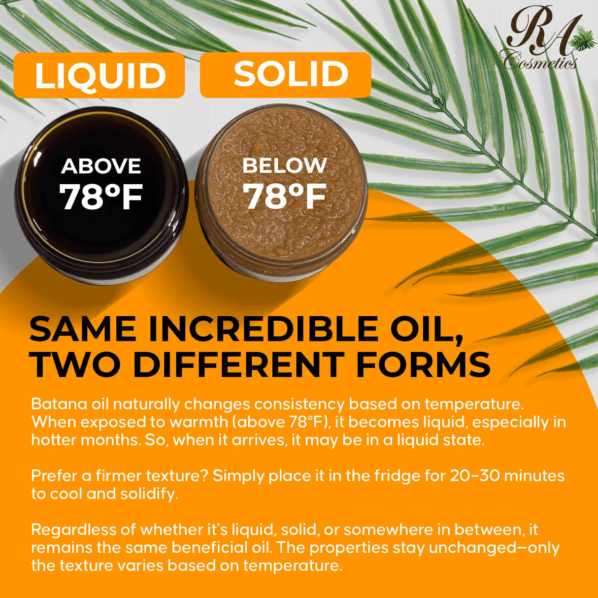 2 Pack RA Cosmetics 100% Natural Unrefined Batana Hair Oil for Healthy Hair, 16 oz | Nourishing Hair Moisturizer for Damaged Hair Repair| Strengthening and Nourishing Hair Conditioner - Sourced from Honduras