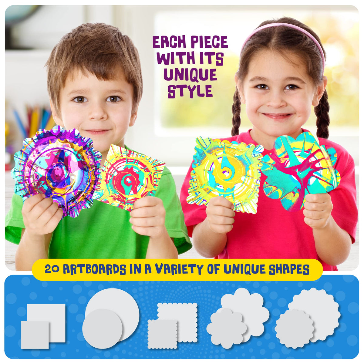 Paint Vortex Spin Art Machine - Kids Art Kit for Boys & Girls Ages 6+