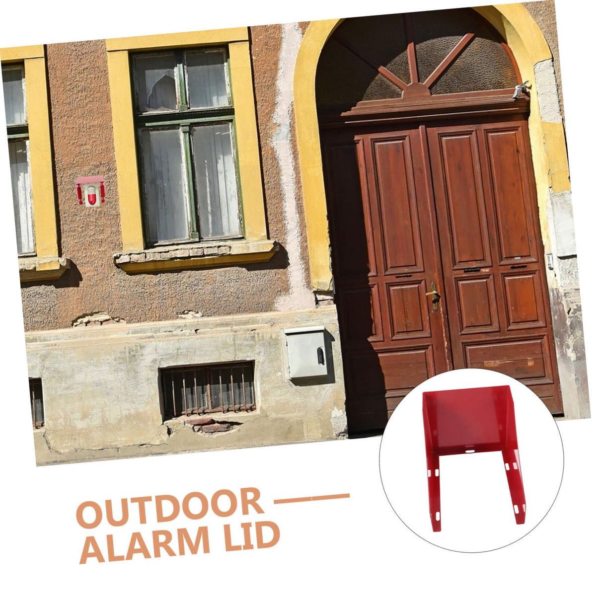 Homoyoyo Rain Cover for Emergency Button Weatherproof Protective Shell for Design for Outdoor Use Against Rain and Elements