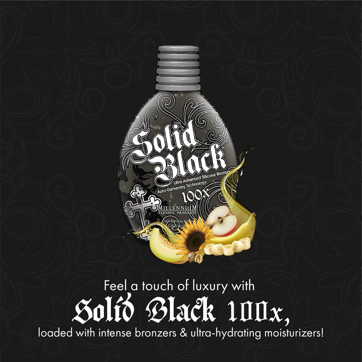 Dark Tanning Lotion, Black, 13.5 Fl Oz (Pack of 2)