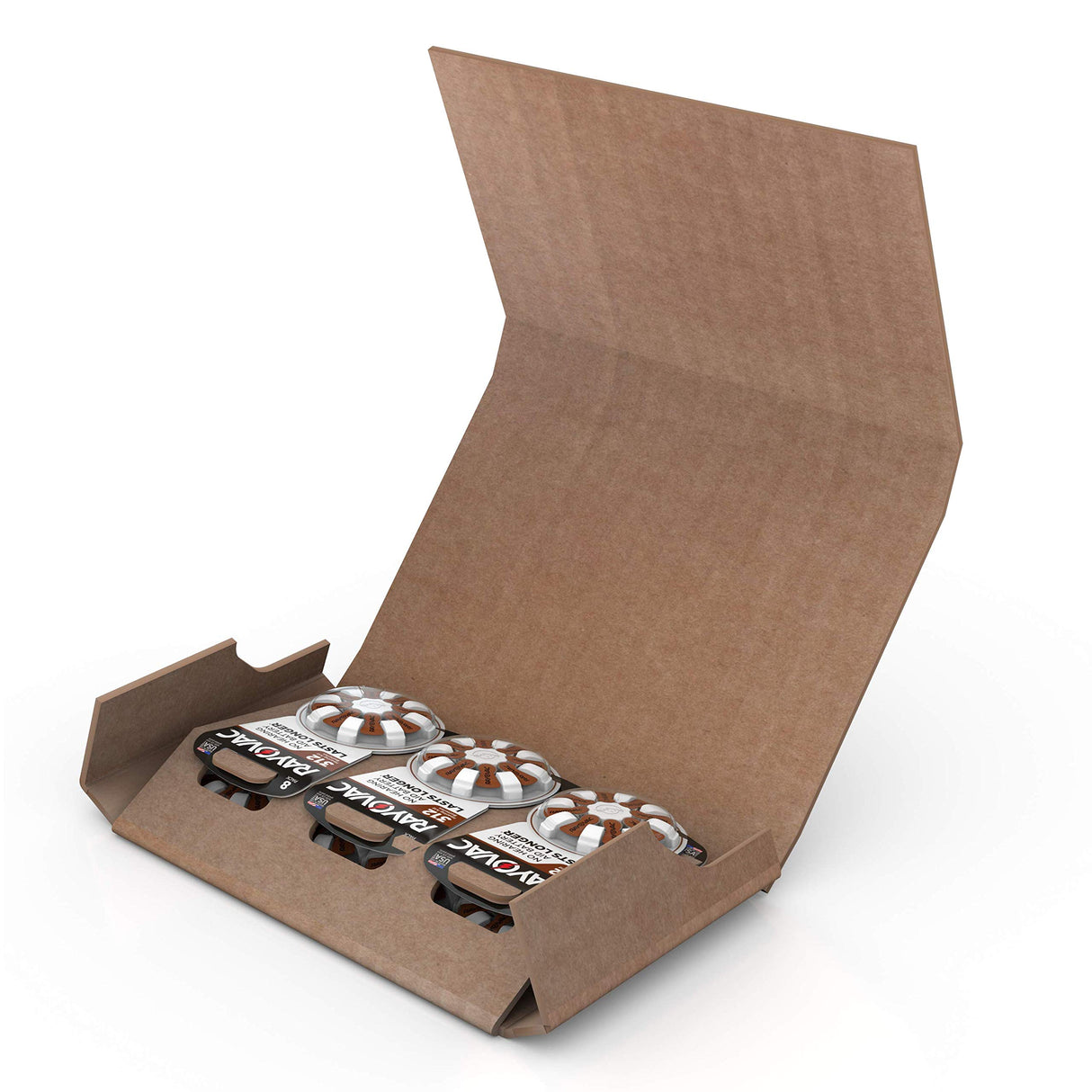 Rayovac Hearing Aid Batteries Size 312 for Advanced Hearing Aid Devices, 8 Count (Pack of 7)