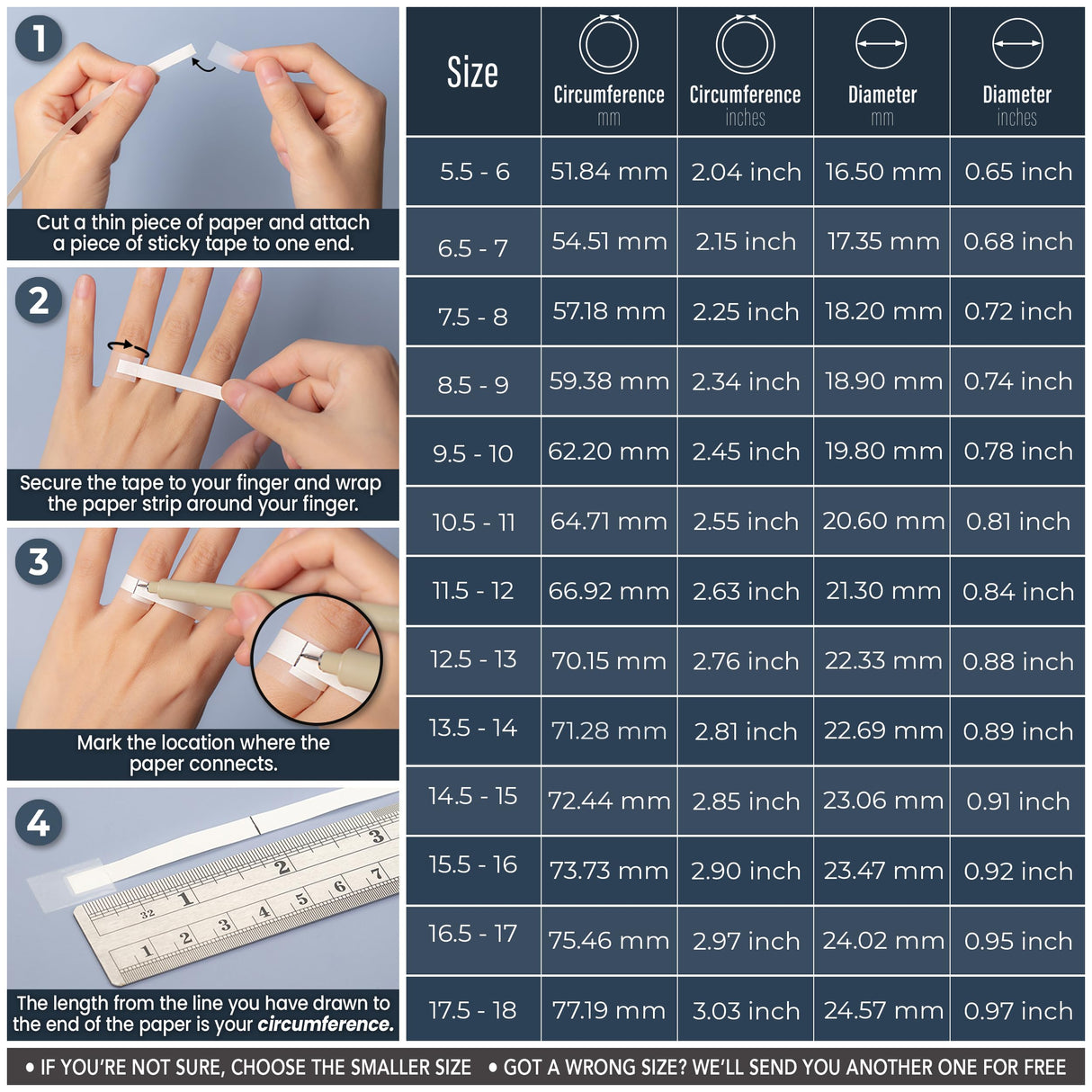 ThunderFit Men's Patterned Silicone Rings, Rubber Bands, 8mm Wide