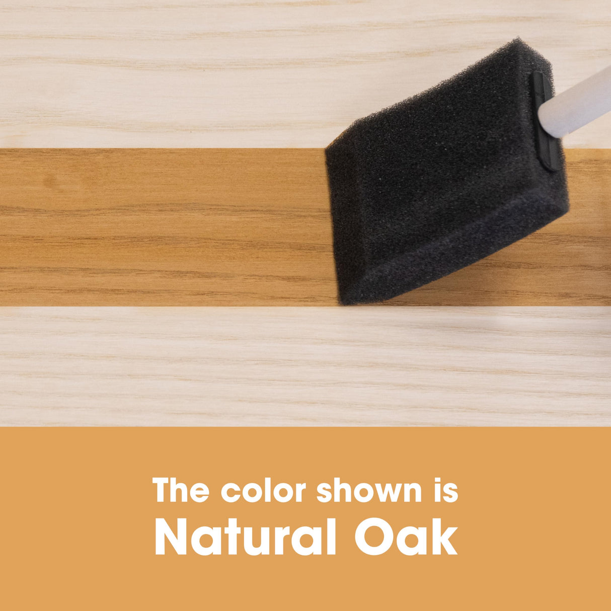 Furniture Clinic Wood Stain | Water Based | Fast Drying, Low Odor, & Non-Toxic | Multiple Finishes | for Indoor & Outdoor Furniture and More | Natural Oak (85 Fl Oz / 2500ml)