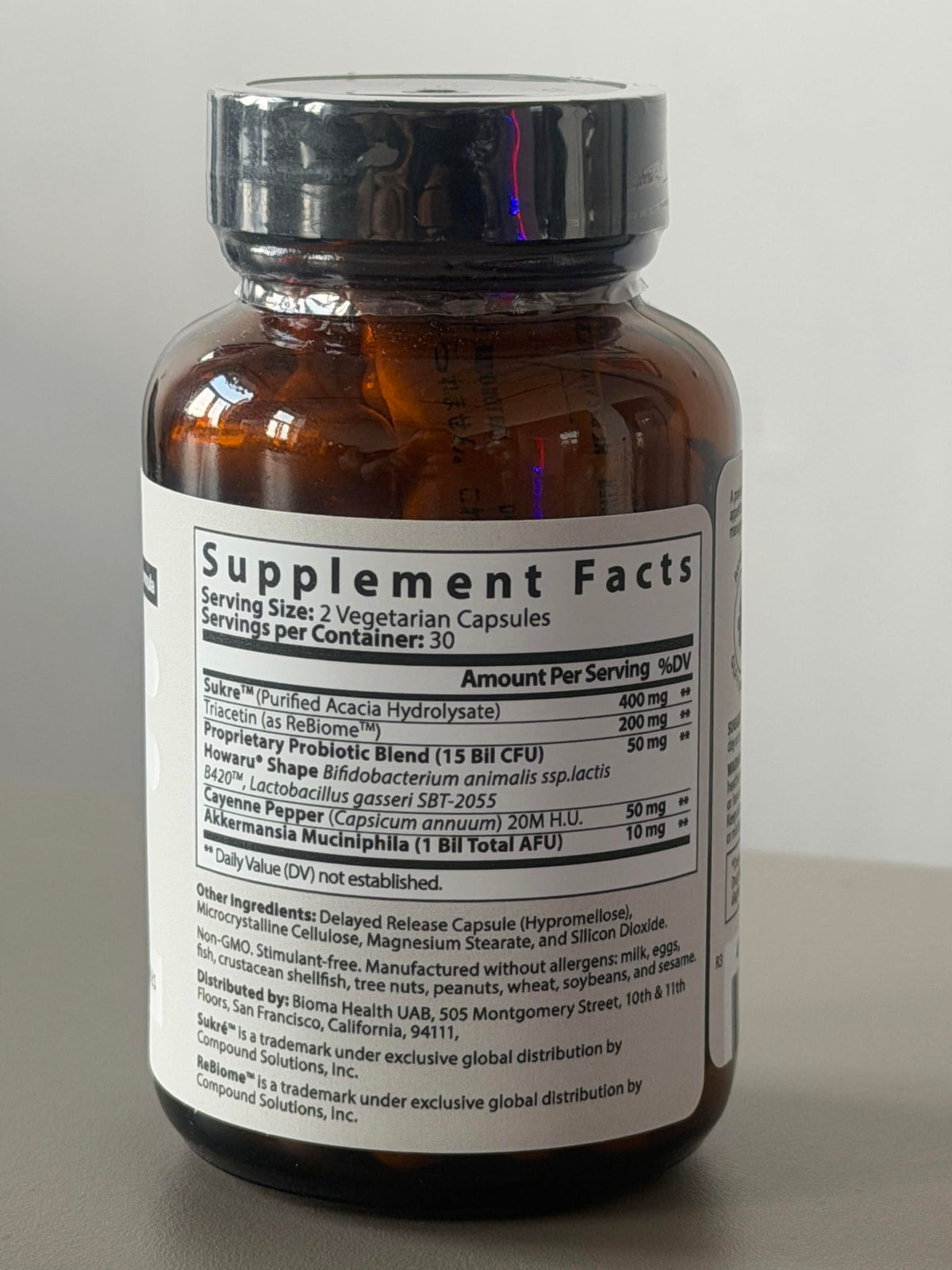 BIOMA GLP-1 Booster - Natural Appetite Control Supplement with Clinically Proven Probiotics, Prebiotics & Postbiotics - Support Weight Management & Satiety, (60 Capsules - 30 Day Supply)