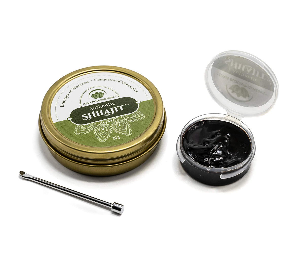 Authentic Shilajit – 100% Pure Gold Grade Himalayan Shilajit Resin with Fulvic Acid & Trace Minerals | Supports Healthy Energy, Stamina & Strength | Lotus Blooming Herbs | 10 Grams