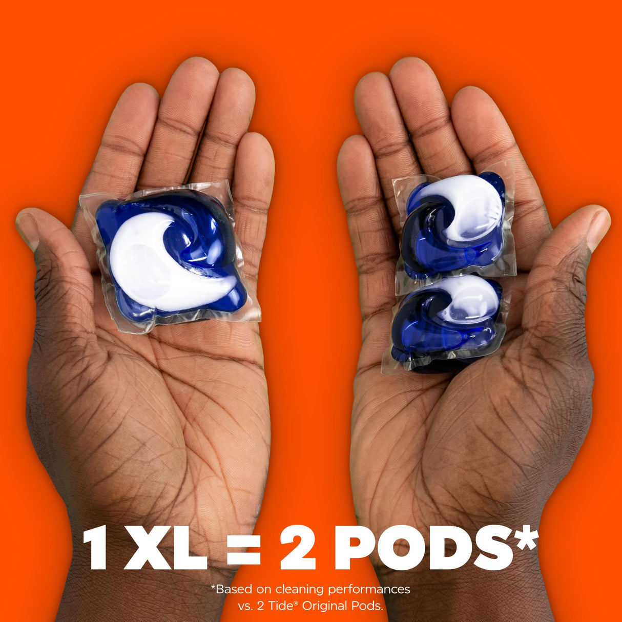 Tide Power PODs 2-in-1 Laundry Detergent Pacs with Downy Soft Boosters, Lasting Freshness with April Fresh Scent, HE Compatible, 45 Count, Tide Laundry Detergent
