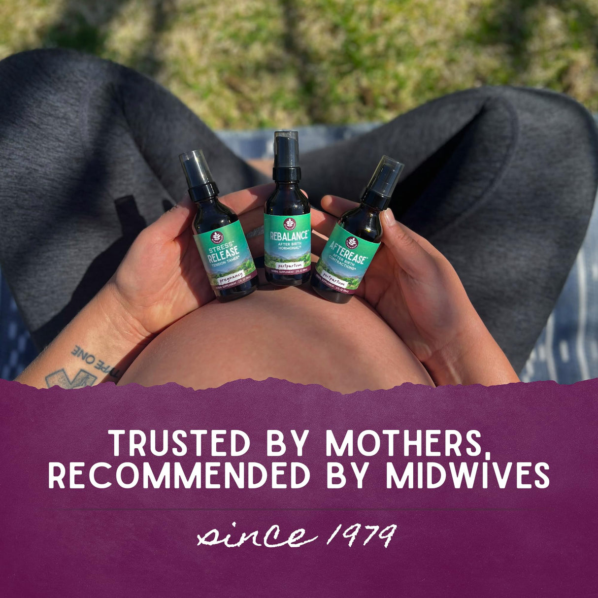 WishGarden Herbs ReBalance After Birth Hormonal - Plant-Based Herbal Supplement with Vitex Berry & Motherwort Supports Healthy Postpartum Hormone Levels and Postnatal Hormone Balance, 2oz