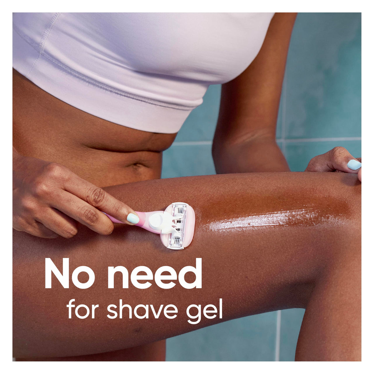 Gillette Venus ComfortGlide White Tea 4 count, with Gillette Venus ComfortGlide plus MoistureGlide 2 count, Women's Razor Blade Refills