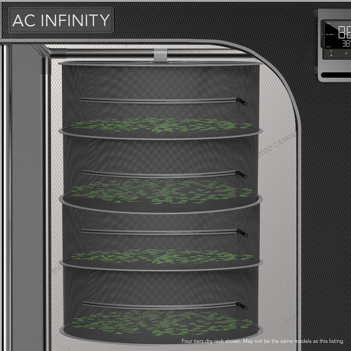 AC Infinity Herb Drying Rack, 6-Layer Hanging Mesh Net
