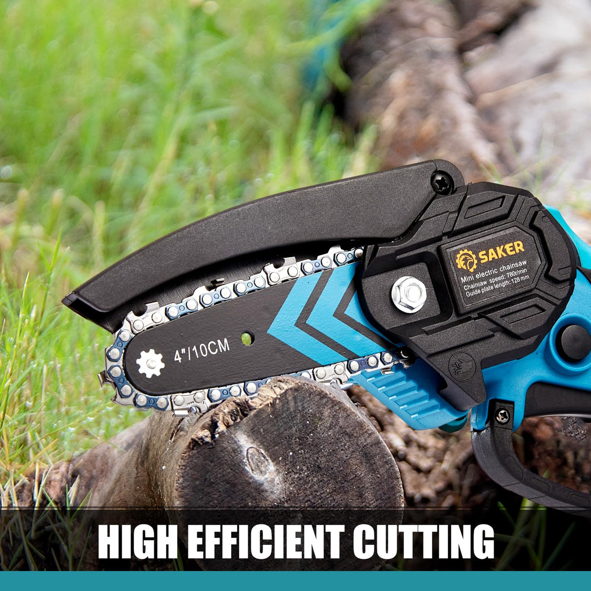 Saker Mini Chainsaw,Portable Electric Chainsaws Cordless,Handheld Chain Saw Pruning Shears Chain Saws for Tree Branches,Courtyard,Household and Garden,Christmas Gifts for Men Dad Husband Women