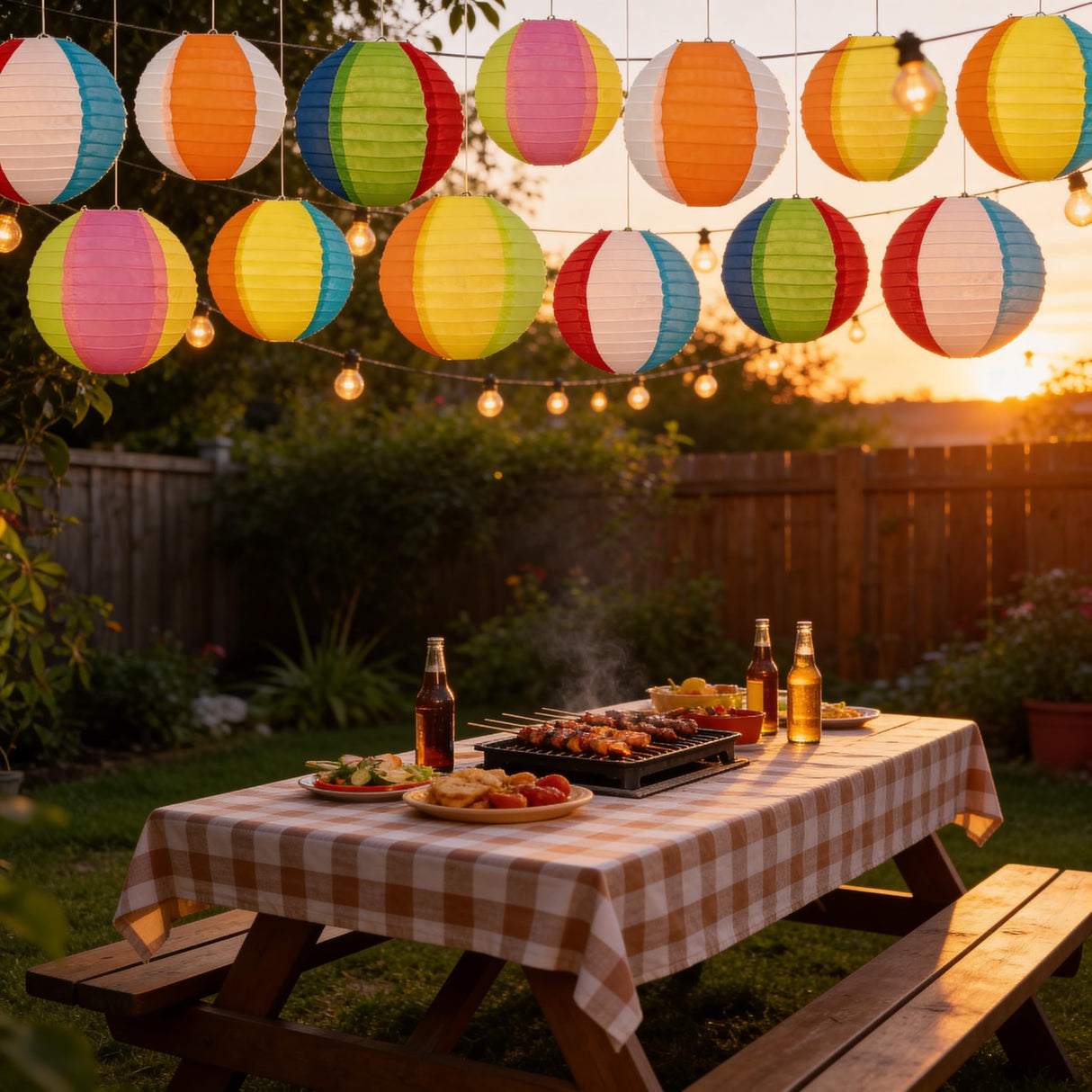 Renbuzhu 15PCS Pool Party Decorations Beach Ball Paper Lanterns - Summer Luau Hawaiian Themed Hanging Decor for Home Birthday Outdoor Indoor