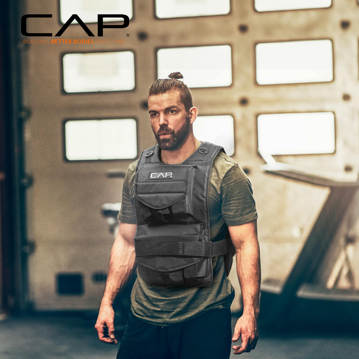 CAP Barbell Adjustable Weighted Vest, 60 lb