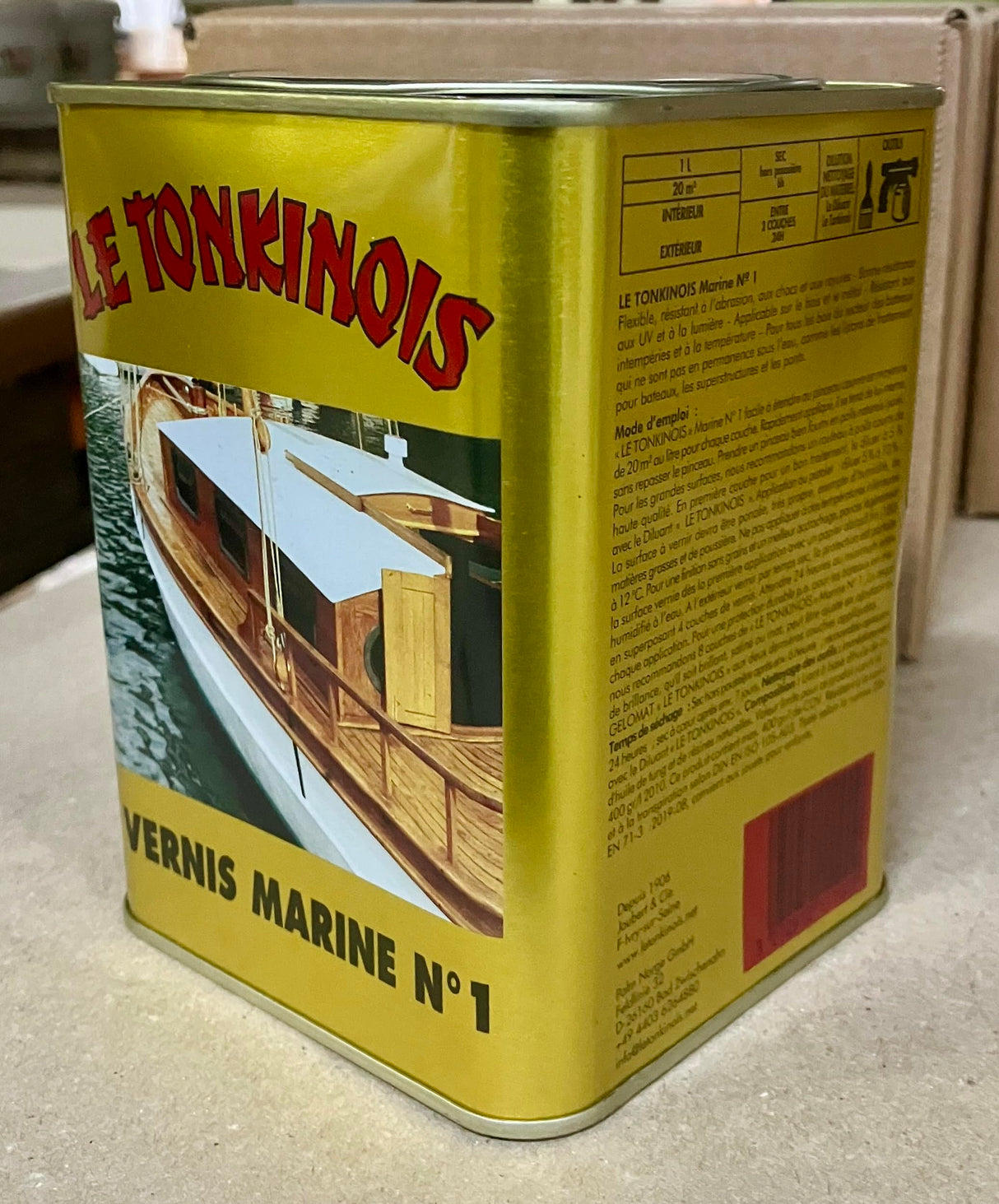Le Tonkinois Marine Nº1 Linseed Oil Varnish 1 liter