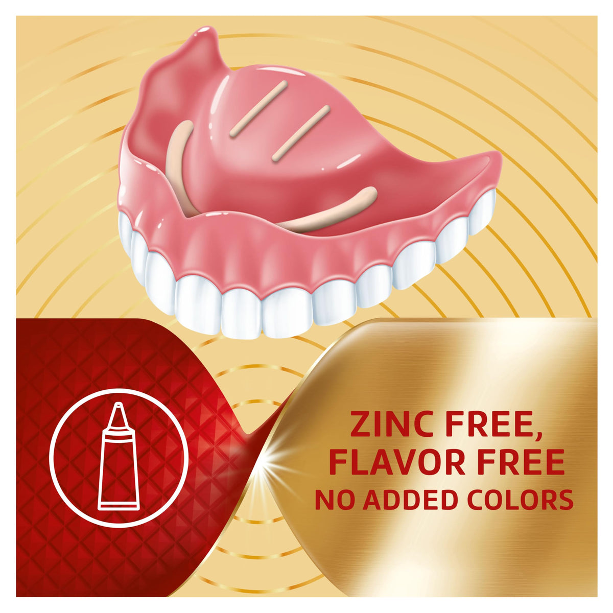 Poligrip Power Hold Plus Seal Denture Adhesive Cream, 2.2 oz (4 Pack)