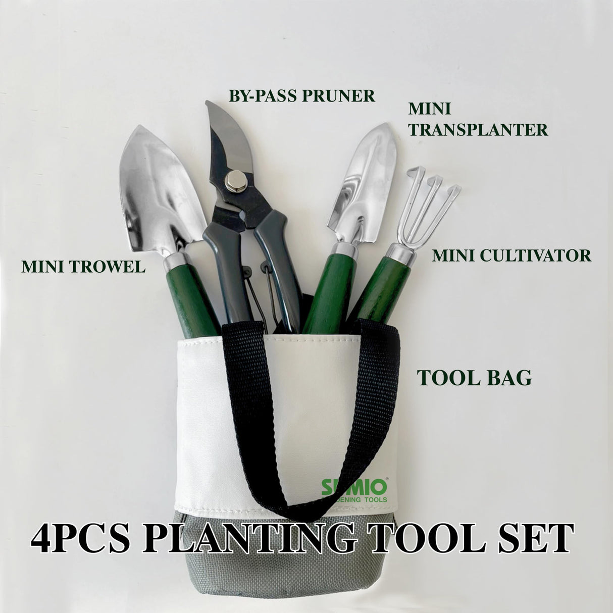 SUMIO Mini Garden Tool kit, Desk Indoor Plant Tool Set, Portable Garden Tool Set, Succulent Tools Kit, Office Planting