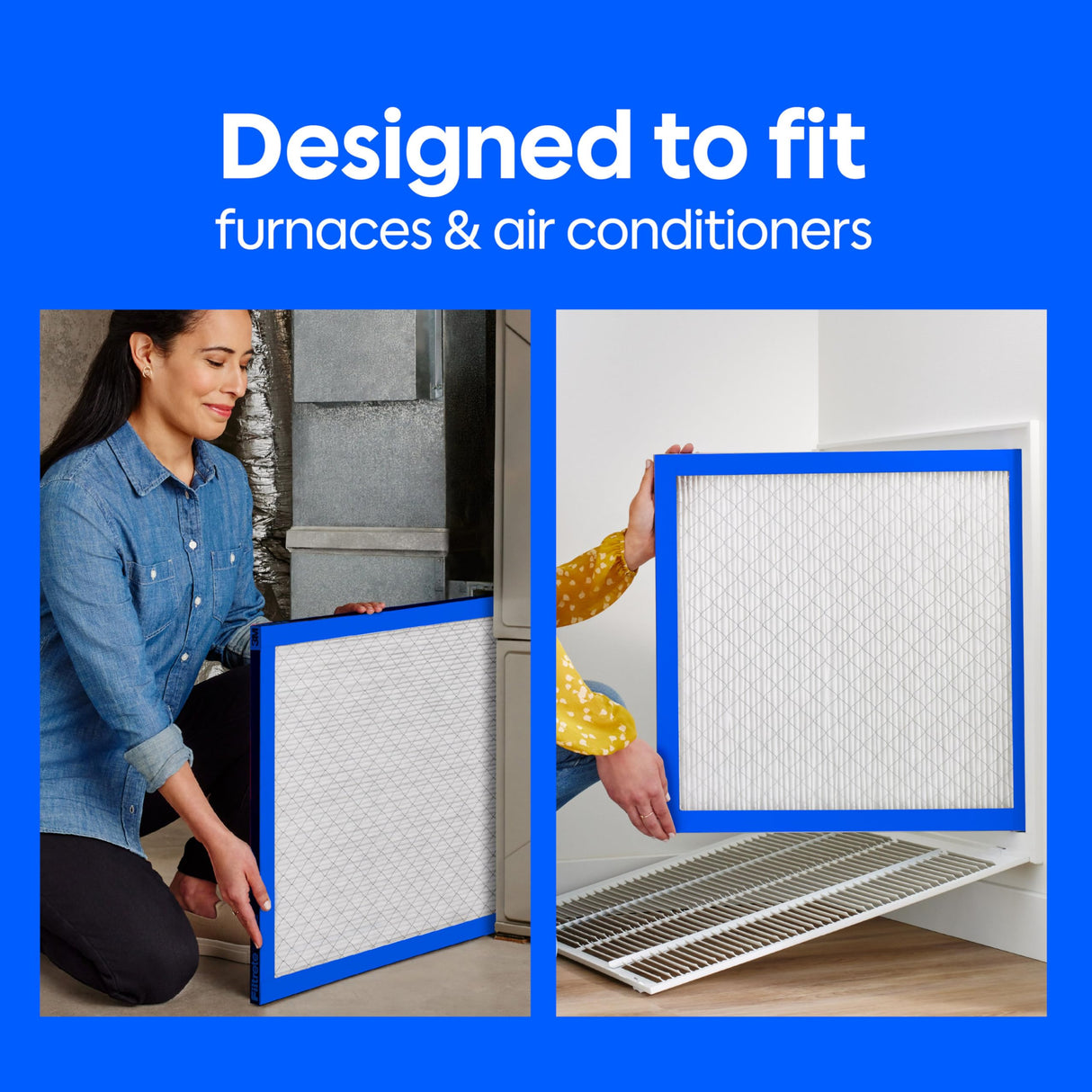 Filtrete 20x25x1 Air Filter, MERV 12, MPR 1500, Allergens, Bacteria & Viruses, 3-Month AC and Furnace Filters, Cleaner Air, Reliable Airflow, 2 HVAC Filters (Actual Size 19.62 x 24.62 x 0.78 in)