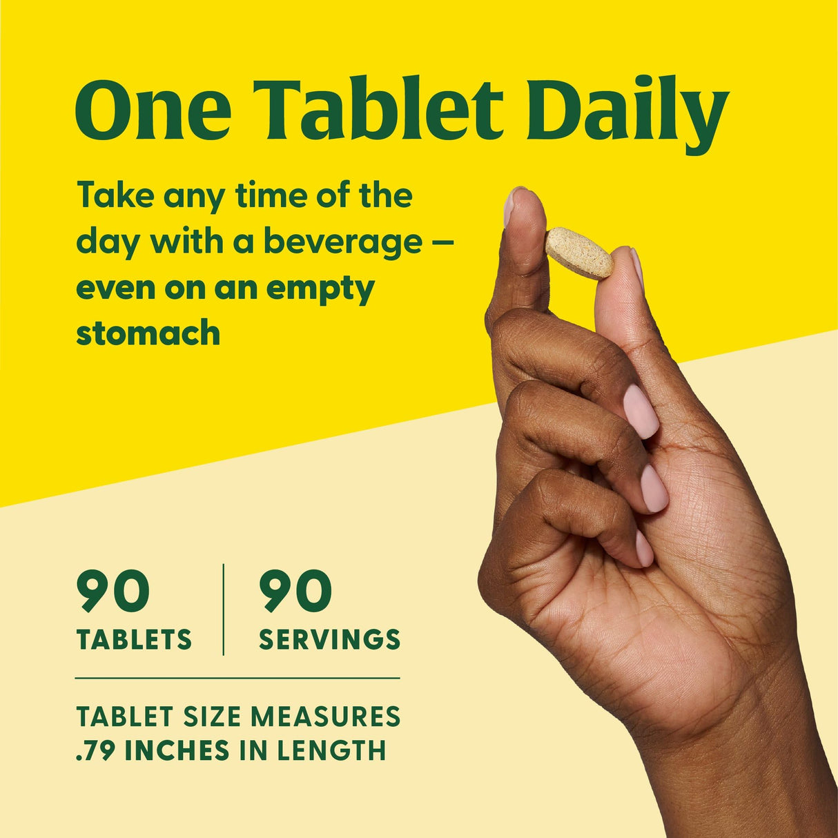 MegaFood Women's 40+ One Daily Multivitamin for Women - with Vitamin B12, B6, C, D, Zinc & Iron – Plus Real Food - Immune Support - Bone Health - Non-GMO - Vegetarian - 90 Tabs