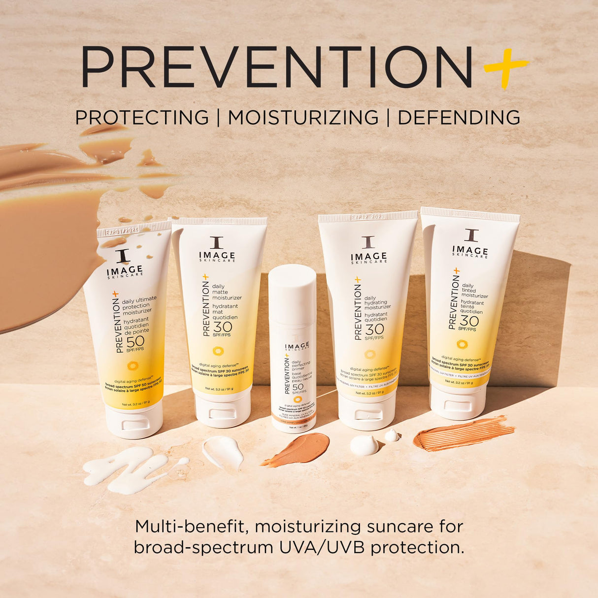 IMAGE Skincare, PREVENTION+ Daily Hydrating Moisturizer SPF 30, Zinc Oxide Face Sunscreen Lotion with Sheer Finish, Amazon Exclusive, 3.2 oz