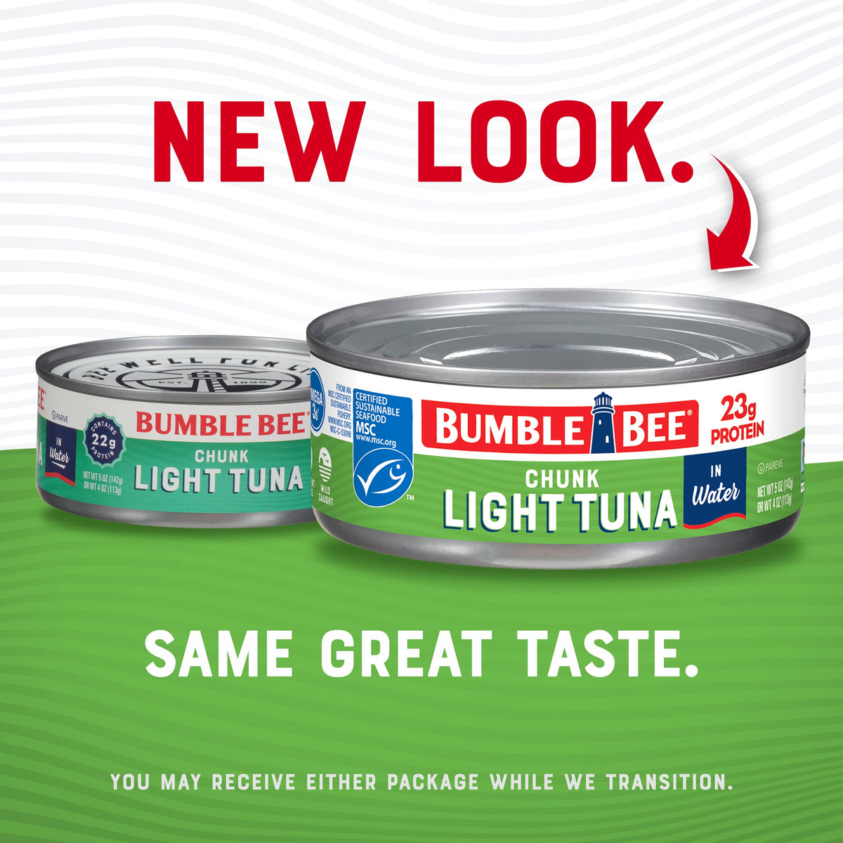 Bumble Bee Chunk Light Tuna in Water, 5 oz (Pack of 24)