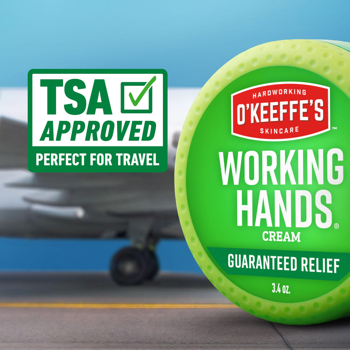 O'Keeffe's Working Hands Hand Cream for Extreme Dryness - 3.4 oz Jar (1 Pack) - Repairing Skincare for Cracked, Dry Hands