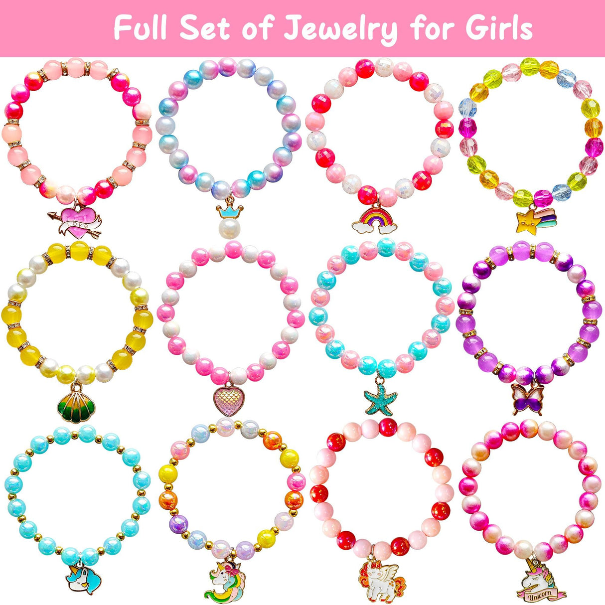 Unicorn Bath Bombs for Girls Kids with Toys Surprise Jewelry Inside Gift for Girls 3 4 5 6 7 8 Years Old Birthday Gifts Ideas Easter Gifts for Girls Easter Basket Stuffers Egg Fillers Christmas Gifts