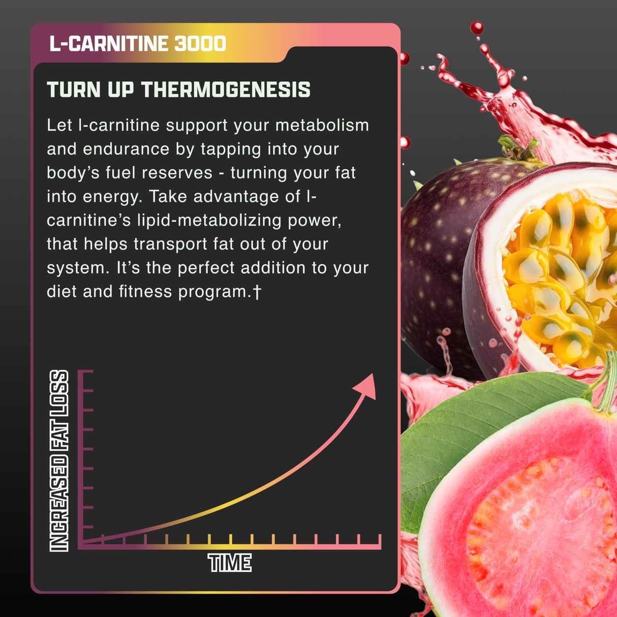 Nutrex Research Liquid Carnitine 3000 | Premium Liquid Carnitine, Stimulant Free (Passionfruit Guava)