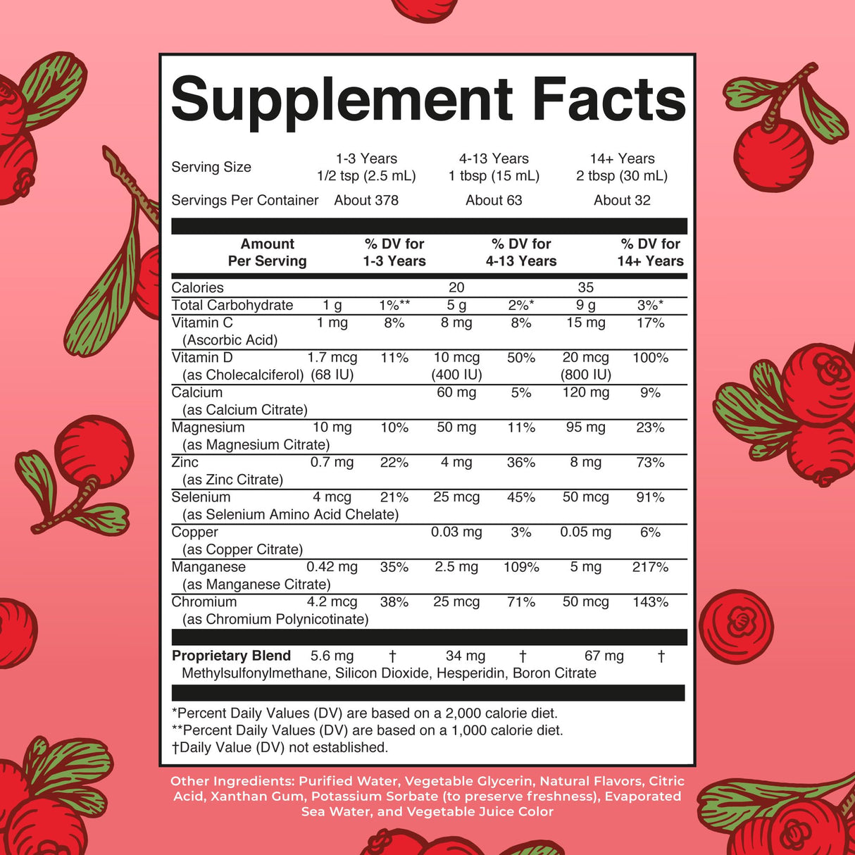 MaryRuth Organics Liquid Nighttime Multimineral | No Melatonin | Bedtime Routine | Magnesium Citrate | Calcium | Zinc | Vitamin D3| Available in 4 Flavors | Vegan | Sugar Free | Gluten Free | 32 Oz