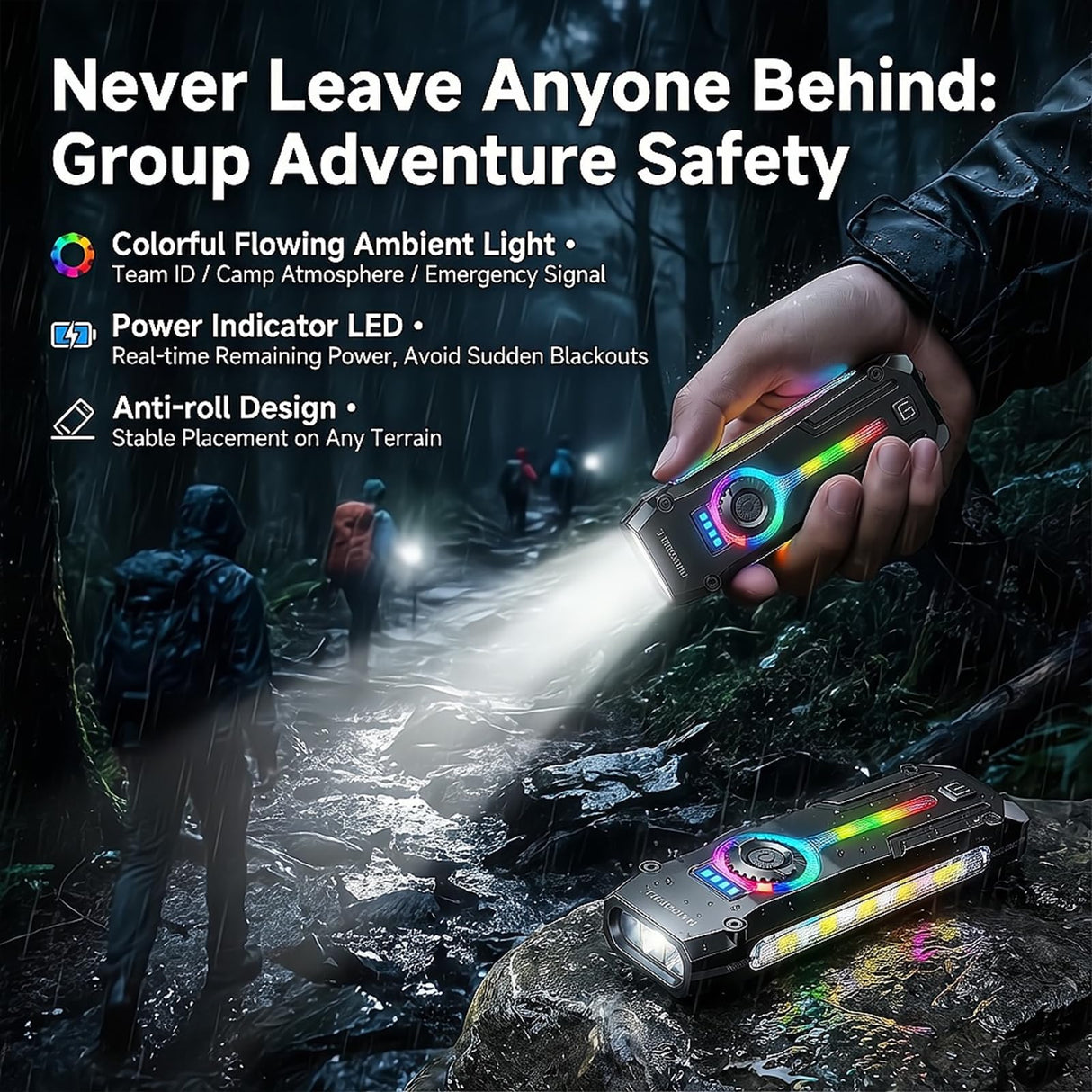 Flat EDC Flashlight, 1800 Lumens Rechargeable Pocket Light with UV & RGB, Stepless Dimming Magnetic Work Light Slim Stainless Steel Flashlight with Red Light for Cats, USB-C for Camping Home Emergency