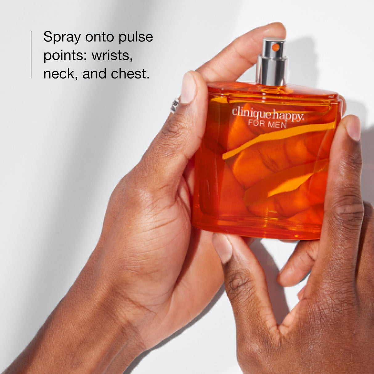 Clinique Happy For Men Eau de Toilette Cologne Spray | Notes of Kaffir Lime + Mandarin, 3.4 Fl Oz