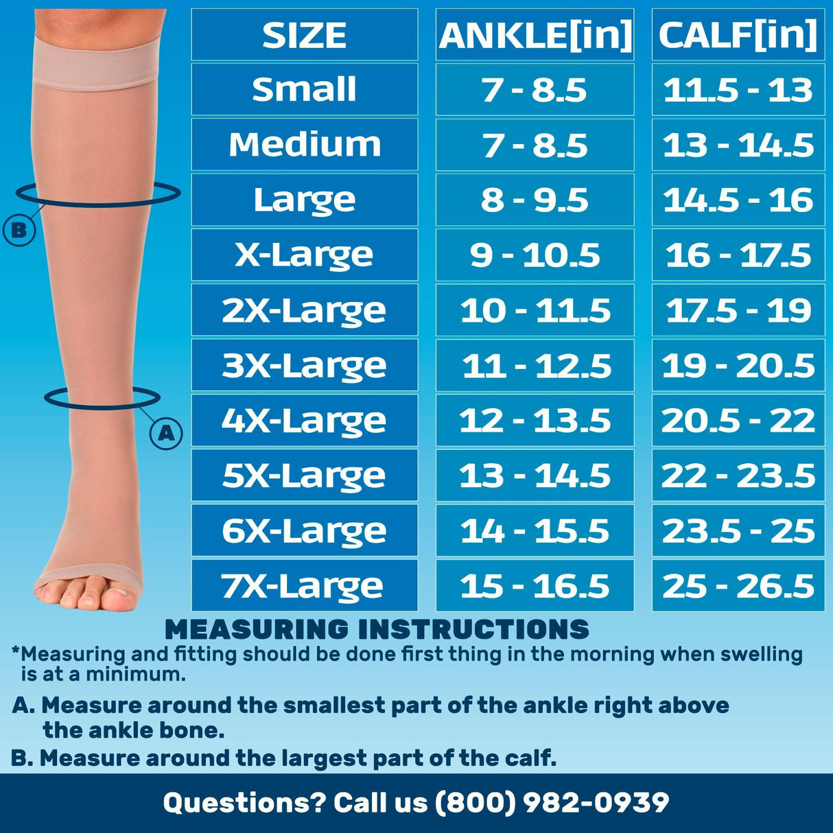 Made in USA - Sheer Compression Socks for Women 20-30mmHg with Open Toe - Toeless Graduated Support Knee High Stockings for Flight, Travel, Sports, Airplane, Nurses - Beige, Medium - A215